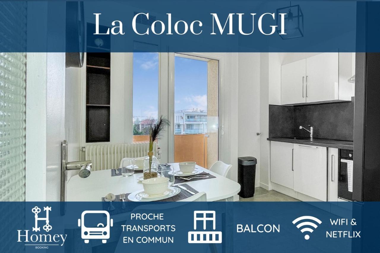 Homey La Coloc Mugi - Colocation Haut De Gamme - Chambres Privees - Balcon - Wifi Et Netflix - Proche Transports Commun Annemasse Dış mekan fotoğraf
