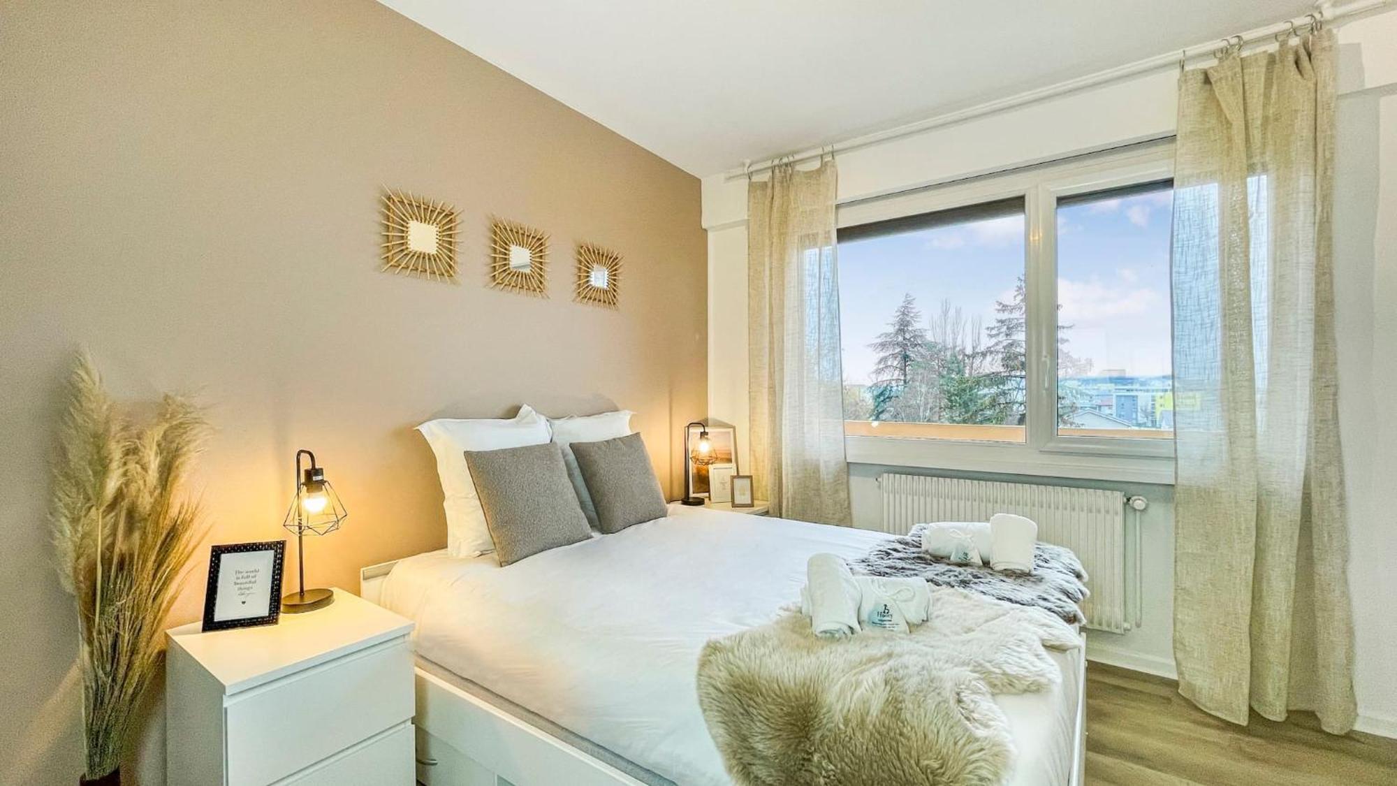 Homey La Coloc Mugi - Colocation Haut De Gamme - Chambres Privees - Balcon - Wifi Et Netflix - Proche Transports Commun Annemasse Dış mekan fotoğraf
