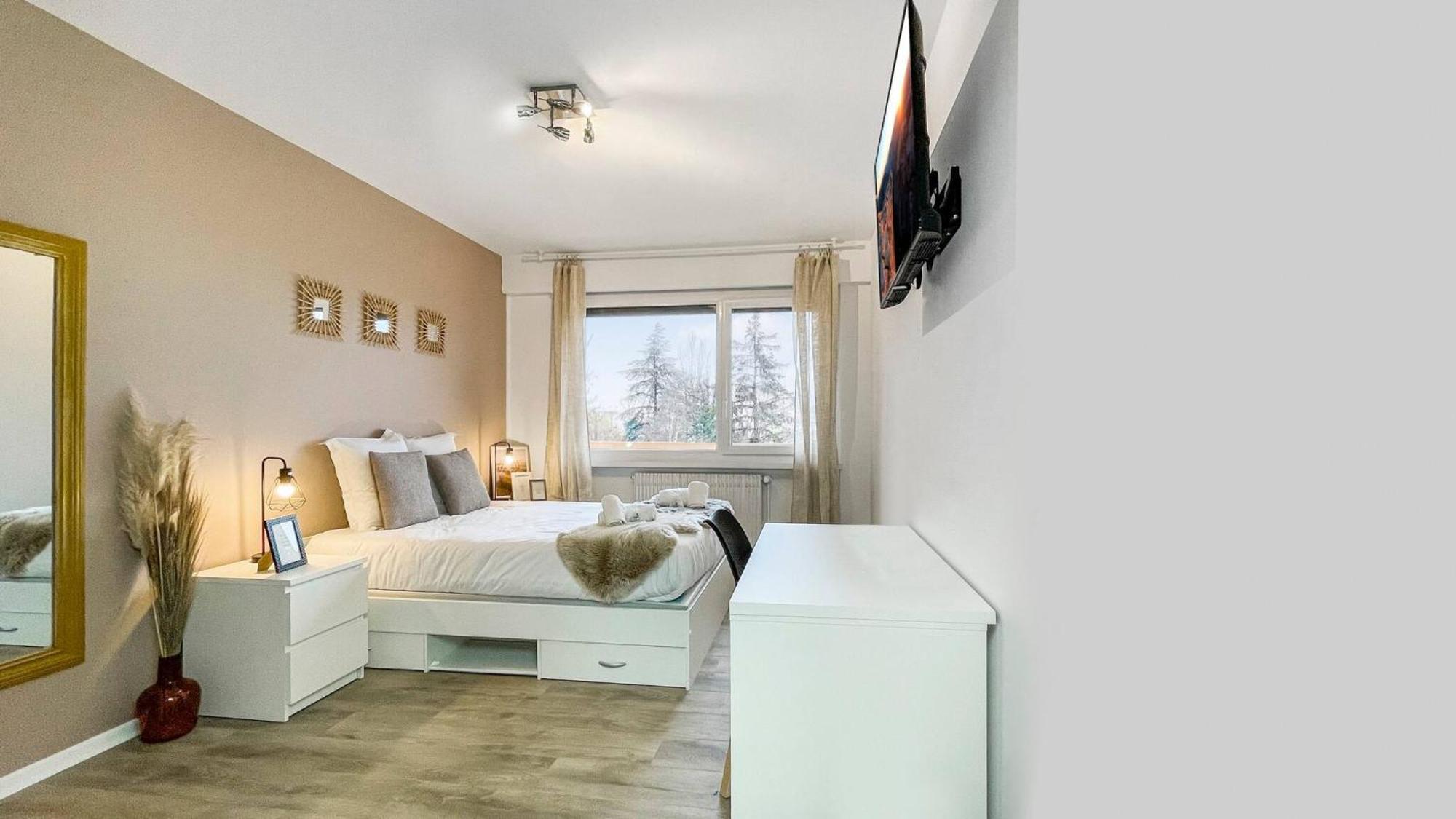 Homey La Coloc Mugi - Colocation Haut De Gamme - Chambres Privees - Balcon - Wifi Et Netflix - Proche Transports Commun Annemasse Dış mekan fotoğraf
