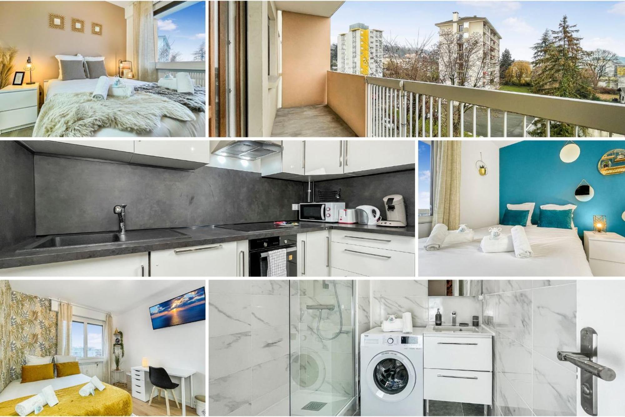 Homey La Coloc Mugi - Colocation Haut De Gamme - Chambres Privees - Balcon - Wifi Et Netflix - Proche Transports Commun Annemasse Dış mekan fotoğraf